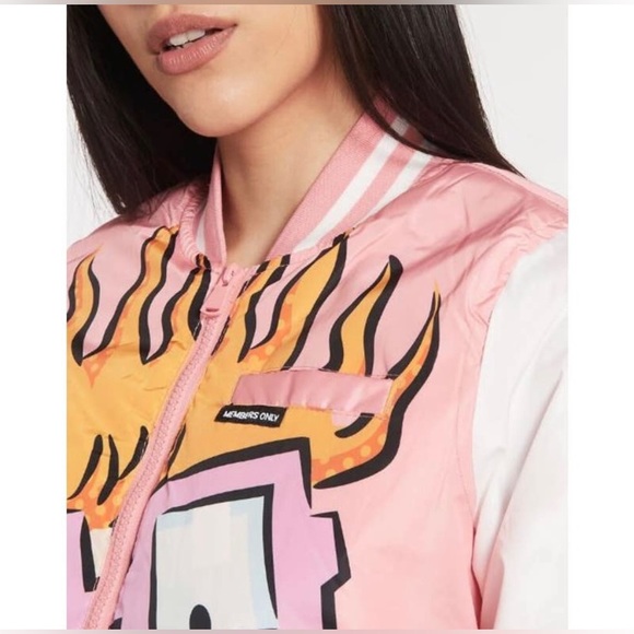 Members Only X-Large Bomber JACKET Retro Vintage 90's Rugrats Nickelodeon NEW - Picture 5 of 5